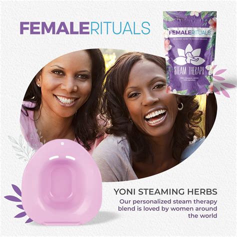 Female Rituals Yoni Steam Seat Kit With Yoni Steam Herbs 4 Ounce
