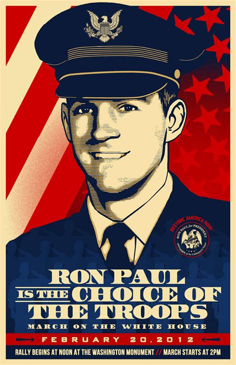 Veterans For Ron Paul 2012 Holding Presidents Day March To The White