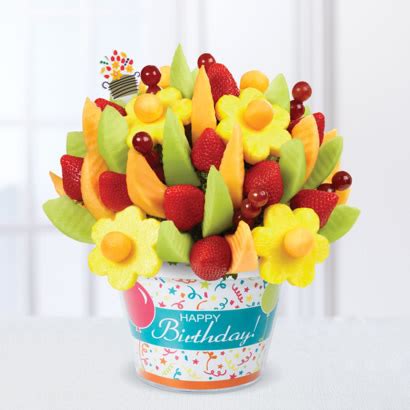 Perfect happy birthday messages for your friends, family, lover, colleagues or anyone you care. Edible Arrangements® fruit baskets - Delicious Fruit ...