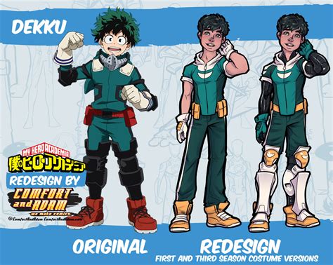 Comfort Love And Adam Withers Mha Redesign Project All Might And Deku