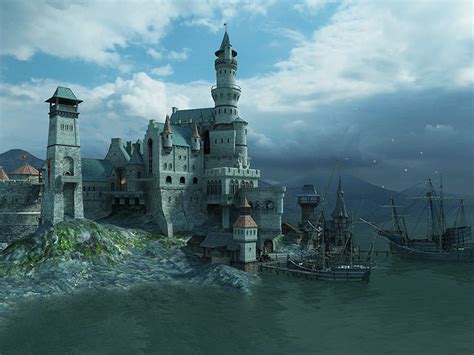 Fantasy 3d Screensavers Medieval Castle