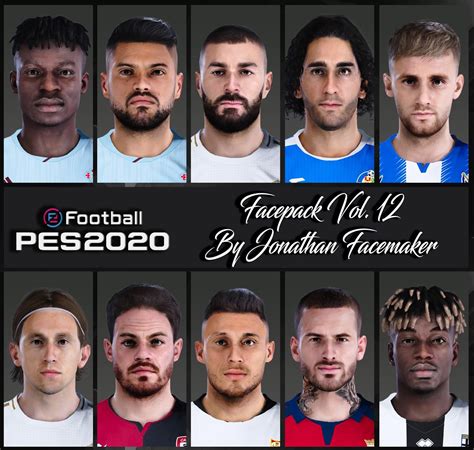 Pes 2020 Facepack Vol 12 By Jonathan Facemaker ~ Free Download Latest Pro