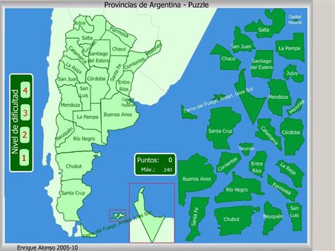 Mapa Interactivo De Argentina Provincias De Argentina Puzzle How To Speak Spanish Learning