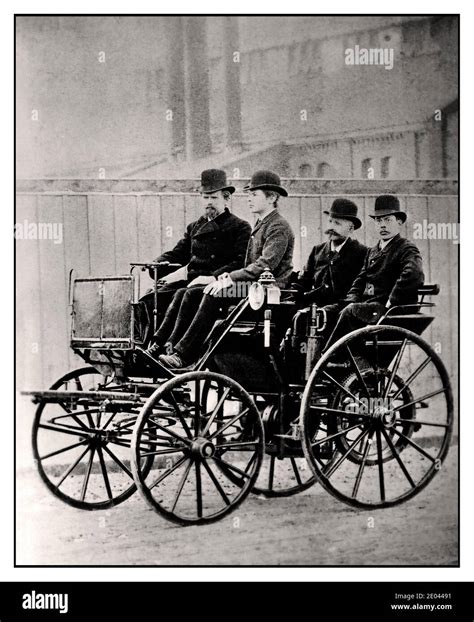 Archiv 1890 Daimler Maybach Transport Carriage Vintage Deutsche