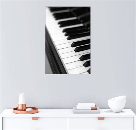 Ein klavier mit 88 tasten verfügt über 52 weiße und 36 schwarze tasten. Posterlounge Wandbild - Falko Follert »Piano - Klavier ...