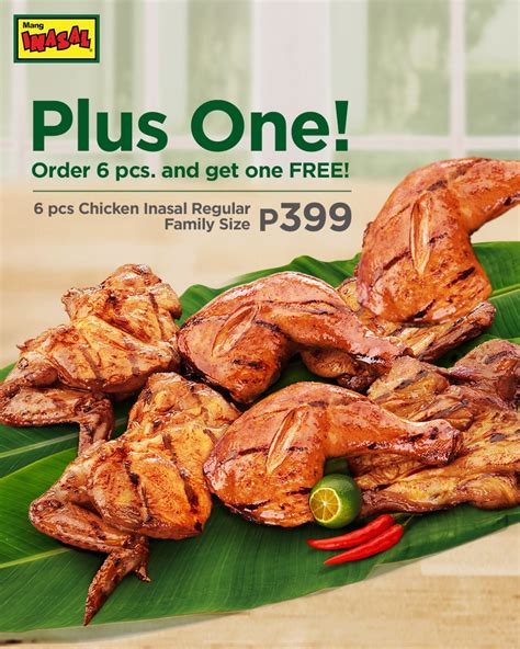 Mang Inasal Plus One Chicken Promo October 1 To 15 2020 Only
