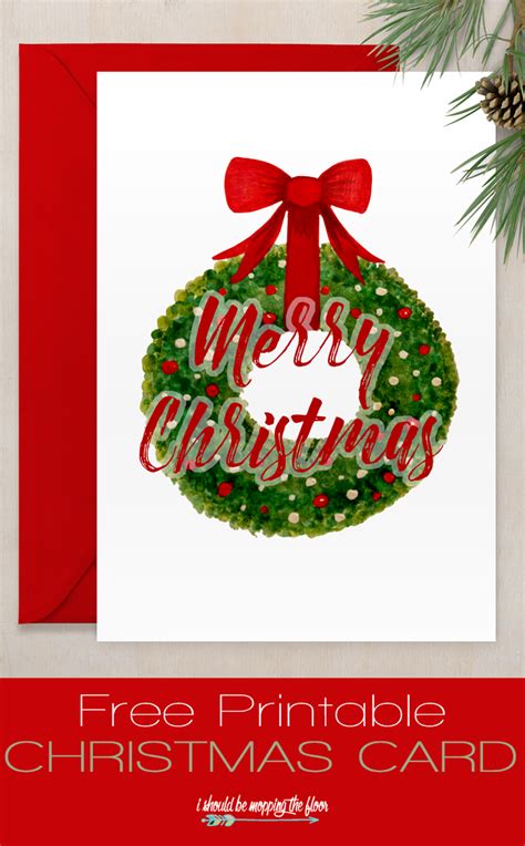 Christmas Picture Cards Free Printable Printable Templates