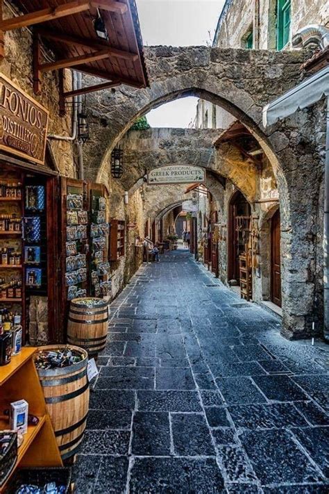 The Medieval Town Of Rhodes Island Medieval Town Greece Greece Travel