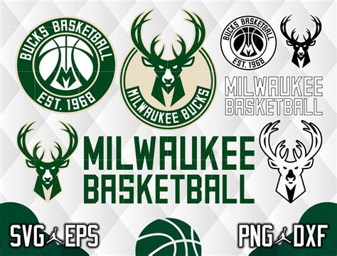 Bundle Milwaukee Bucks Logo Svg Eps Dxf Png File Lasoniansvg