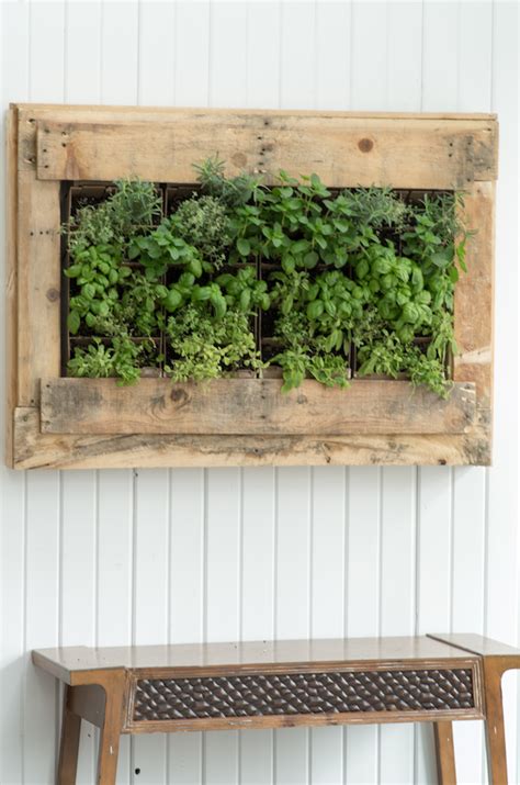 Diy Indoor Herb Vertical Wall Planter Gardenoholic