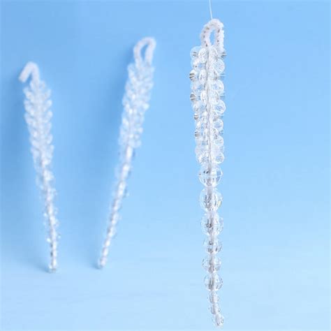 Beaded Icicle Ornaments Kit Christmas Ornaments Christmas And Winter Holiday Crafts