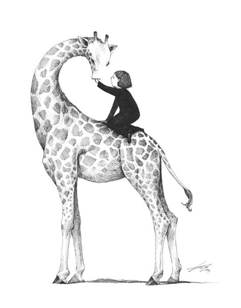 Drawings 2013 3 By Sungwon Via Behance Giraffe