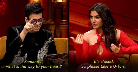 10 Moments Of Samantha Prabhu On Koffee With Karan S7 That Were Too