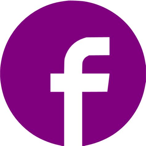 Purple Facebook 7 Icon Free Purple Social Icons