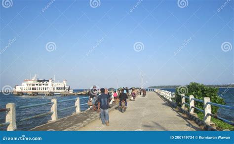 Ferry Port On The Island Of Enggano Bengkulu Utara Bengkulu