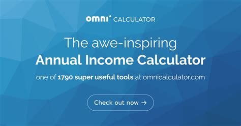 Annual Income Calculator