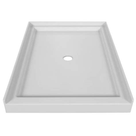 Valley Acrylic Ltd Signature 48 W 32 D Rectangular Double Shower Base Wayfair