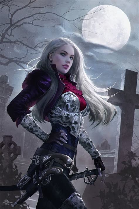 Vampire Hunter Fantasias Personagens Dark Fantasy Art Fantasy Artwork