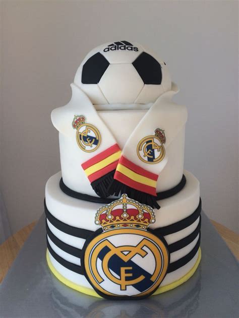 Real Madrid Cake Soccer Birthday Cakes Real Madrid
