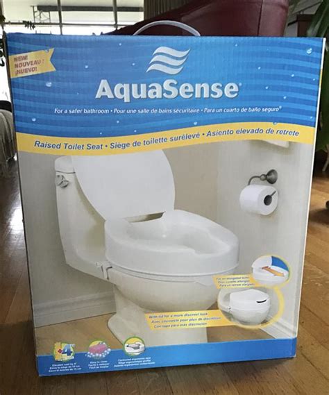 Aquasense 4 Raised Elongated Toilet Seat Like New Classifieds For