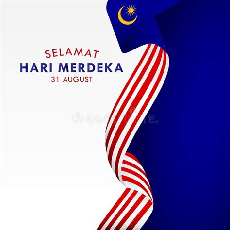 Malaysia Day Merdeka Card Stock Vector Illustration Of Decoration