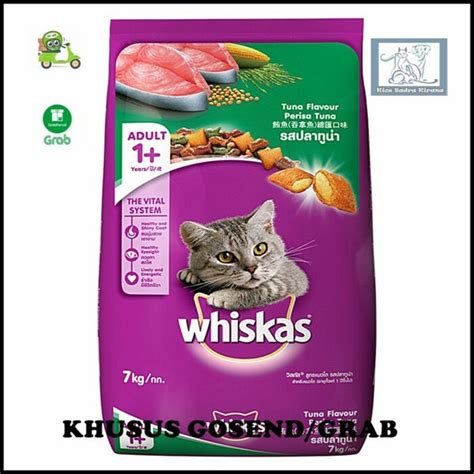 Makanan Kucing Whiskas Cat Food 7kg Gojek Grab Di Lapak Kios Badra