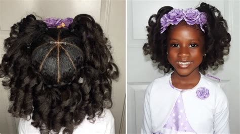 When it comes to little girls' hair, braids are a great way to promote hair growth and length. Umbrella Curls | Kids Natural Hairstyles | IAMAWOG - YouTube