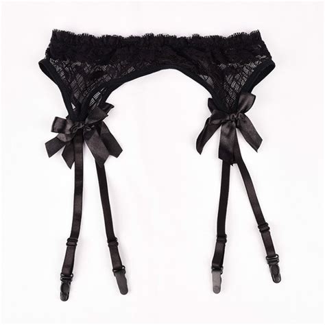 Sheer Lace Ligas Sexy Top Thigh Highs Garter Belt Stockings Bondage