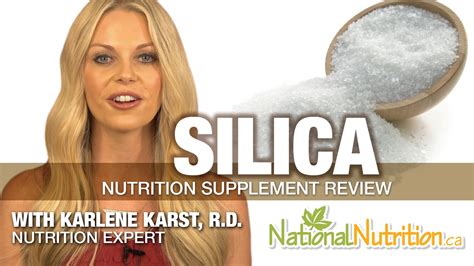 Benefits Of Silica Supplements Professional Supplement Review National Nutrition Canada