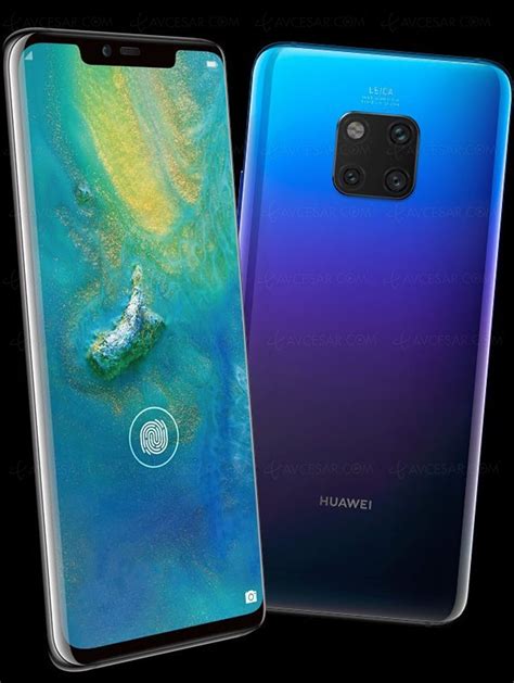Smartphone Huawei Mate 20 Pro écran Oled 64 Kirin 980 Android 9