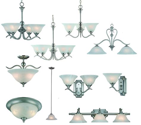 People love ceiling fans because they look really nice and are big bathroom areas are going to be able to house a ceiling fan with a light fixture without it being a problem. Satin Nickel Bathroom Vanity, Ceiling Lights & Chandelier ...