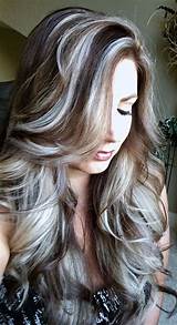 It's not just long hair lengths that benefit from the addition of highlights. Icy blonde highlights on ash brown hair. in 2019 | Hair ...