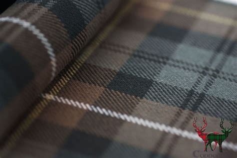 Campbell Of Argyll Weathered Tartan Material And Fabric Swatches