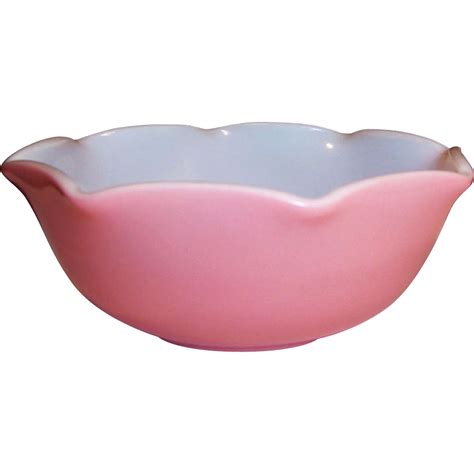 Hazel Atlas Pink Crinoline Cereal Bowl S Vintage Dishes