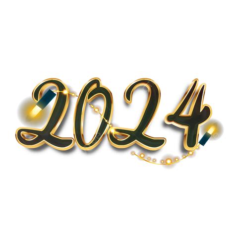 3d Style Happy New Year 2024 Vector Happy New Year 2024 3d Style