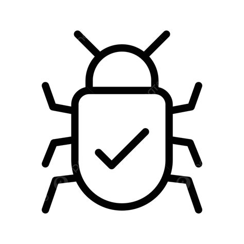 Bug Graphic Outline Digital Vector Graphic Outline Digital Png And