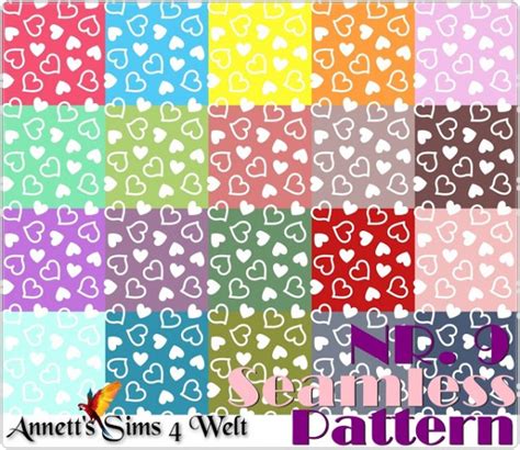 Annett`s Sims 4 Welt Seamless Pattern Nr 9 • Sims 4 Downloads