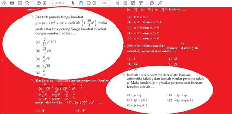 Soal Matematika Dasar Kelompok IPA Simak UI Kode 504 Tidak Selesai Di