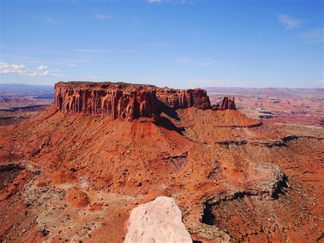 Der Grand View Point Trail Im Canyonlands National Park • Wanderung