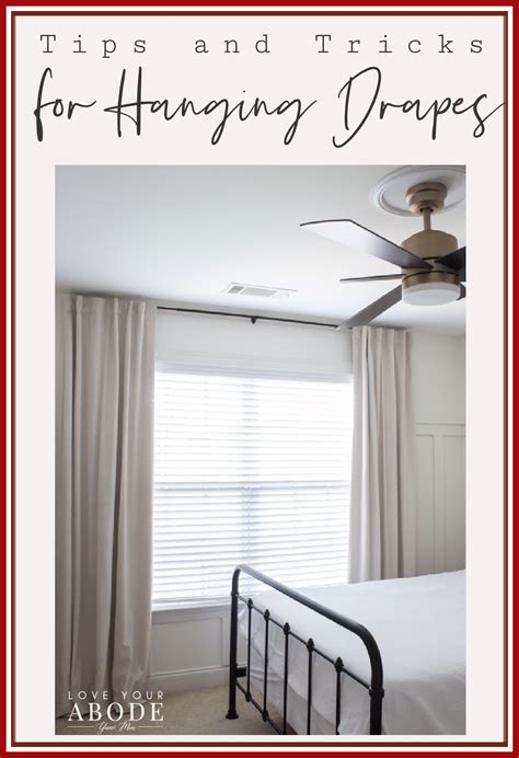 Tips And Tricks For Hanging Drapes Love Your Abode Slider Curtains