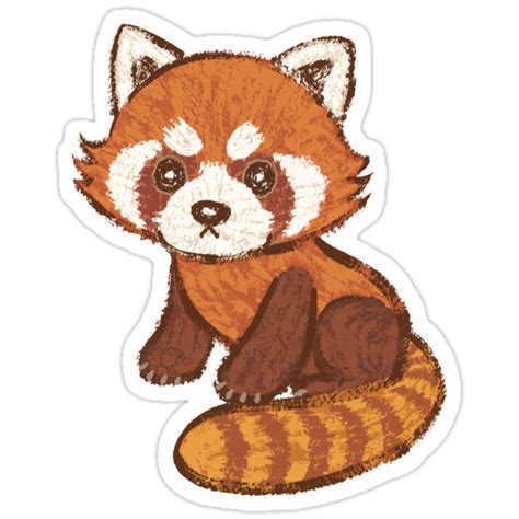 Red Panda Stickers By Toru Sanogawa Redbubble