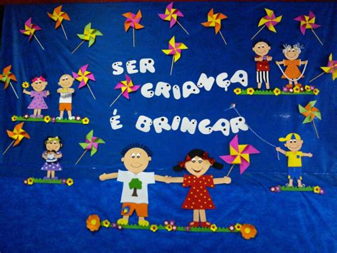 Mural Dia Das Crianças Dia Da Criança Semana Das Crianças