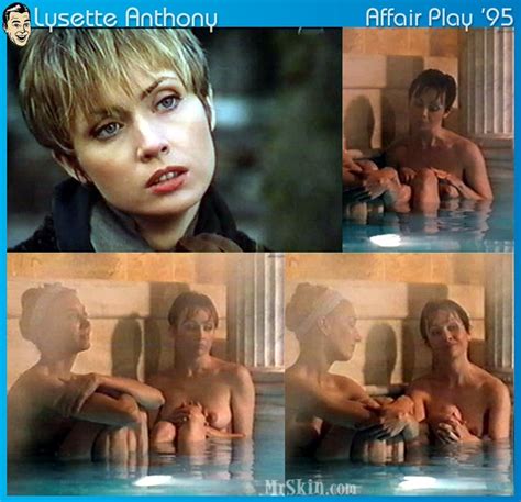 Lysette Anthony Nuda Anni In Affair Play