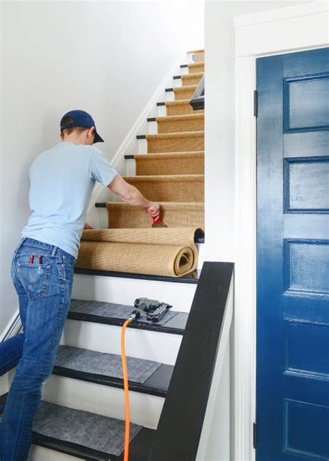 Yellowbrickhome How To Install A Stair Runner Using Only 9 Tools Diy