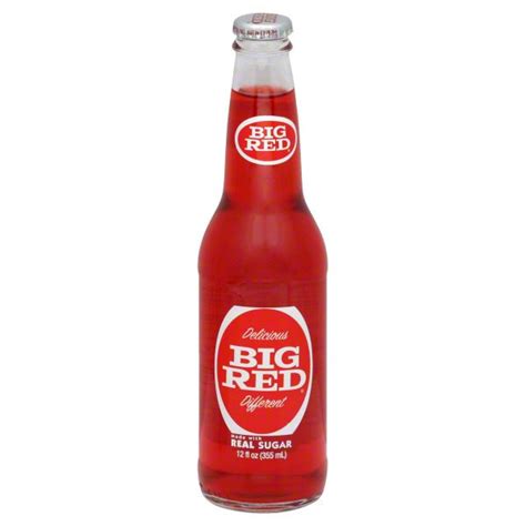 Big Red Soda Glass Bottle Shop Soda At H E B