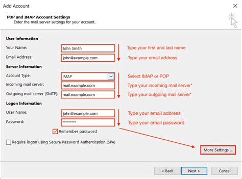 English (united states) the language you choose will determine the date and time formats below. Email Application Setup - Outlook 2016 for Windows - Bluehost