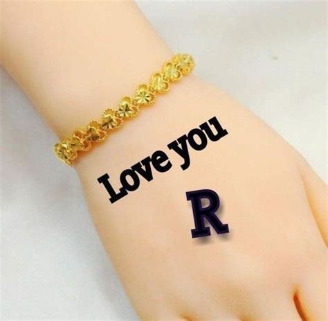 A Bracelet With The Word Love You Written On It