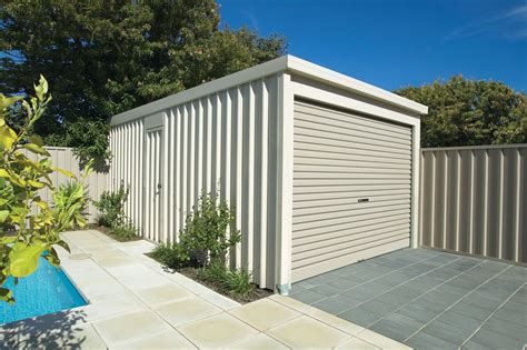 Flat Roof Shed Stratco Flat Roof Shed Outside Storage Shed