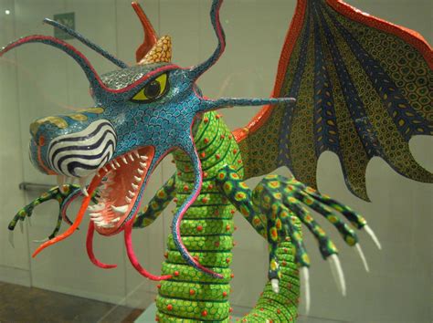 Dragon Alebrije A Photo On Flickriver Dragon Sculpture Paper Mache