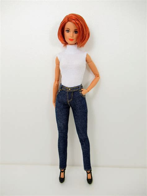 Barbie Clothes Barbie Jeans Denim Pants For Barbie Doll M2m Etsy